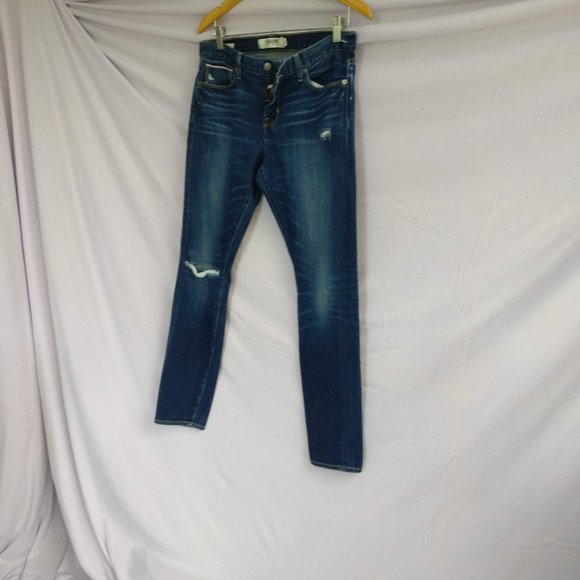 LB Selvage Brooke Skinny Distressed Jean 8w +MEASUREMENTS   MADE IN USA - Picture 2 of 10
